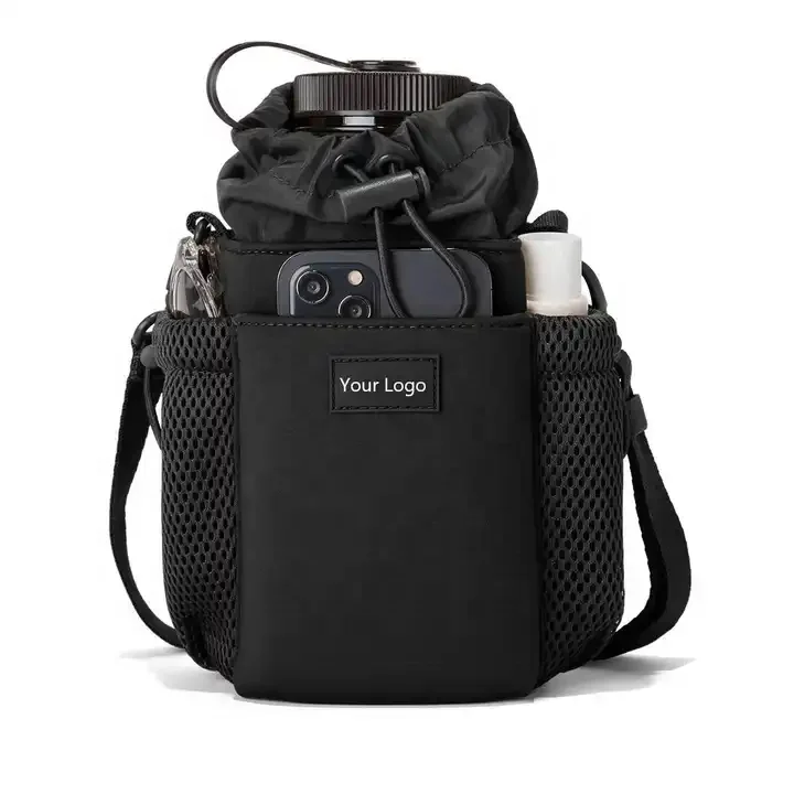 New Arrival Custom Premium Neoprene Water Bottle Holder Multi-Purpose Hydration Water Bottle Carrier Sling Bag