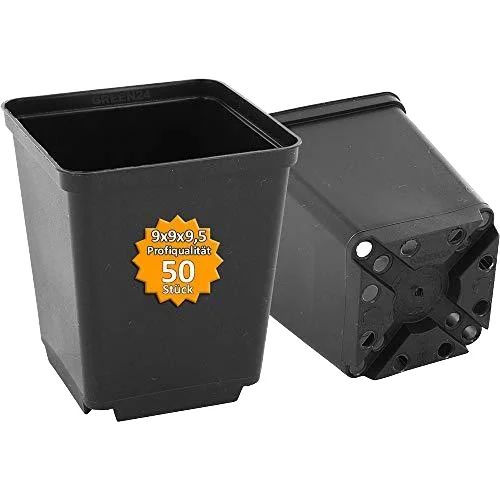 Manufacturers Recycled Square Trade Big Size Black 1 3 5 Gallon Polypropylene Flower Empty Plastic Plant Pots Container