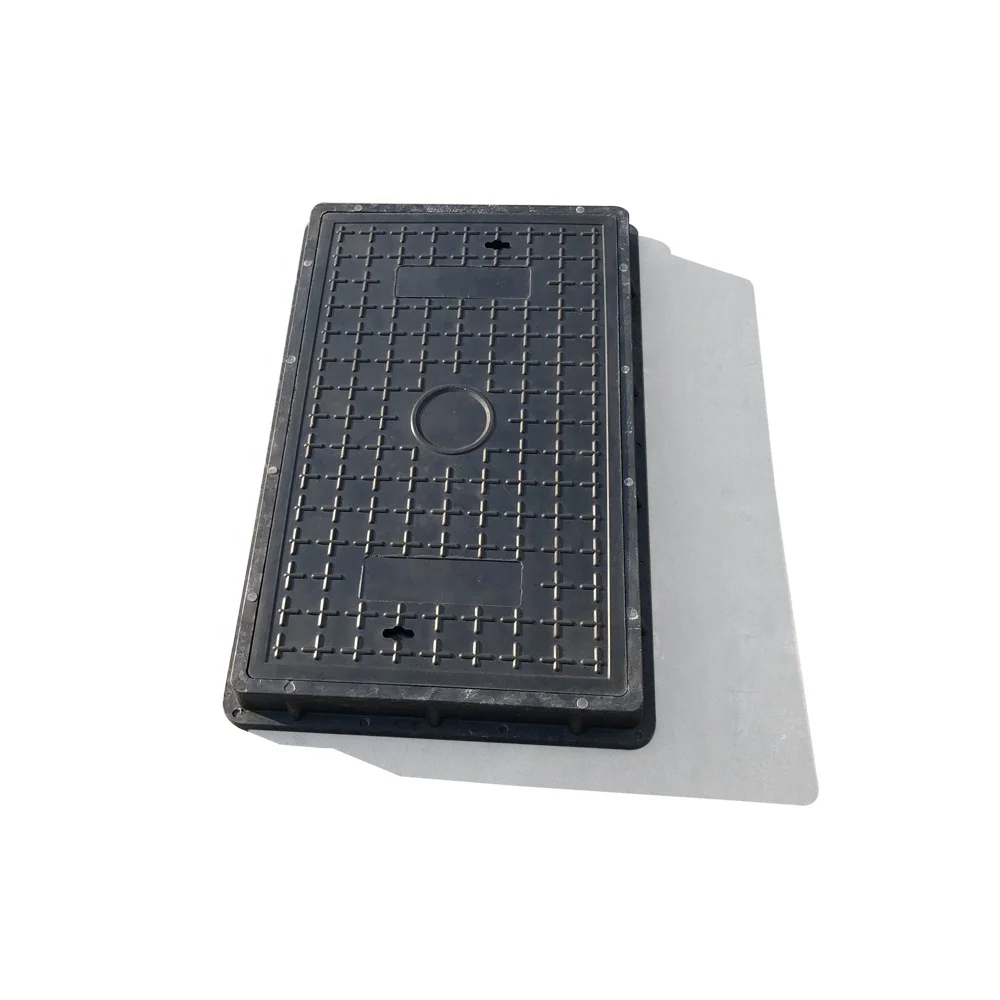 En124 D400 Round Manhole Cover with Screw/Composite Resin Manhole Cover