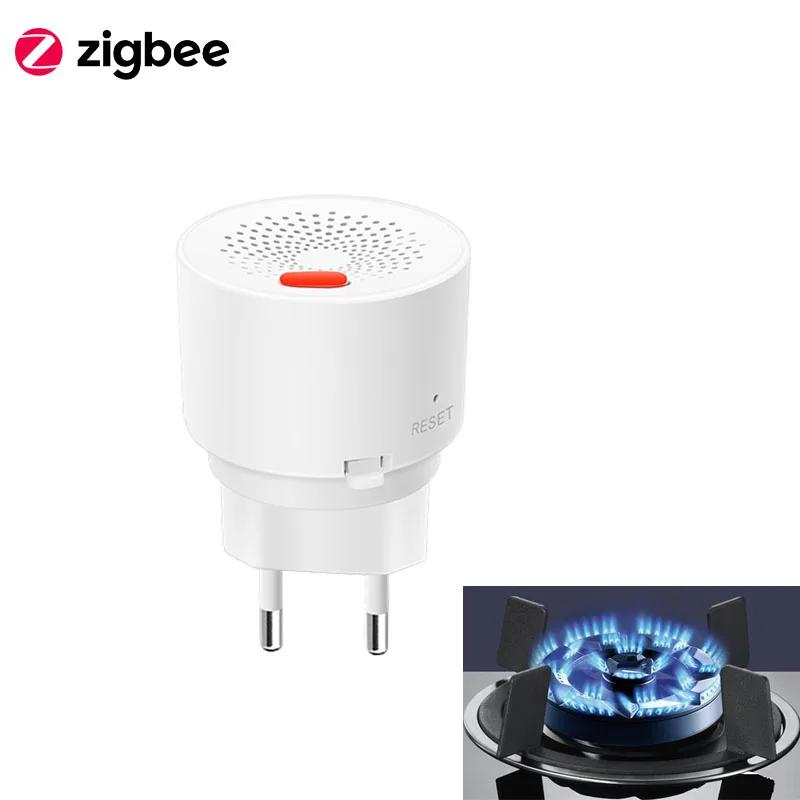 APP Real-time Monitoring Smart Home Kitchen Safety Sound Alarm Gas Leakage Detector Tuya Zigbee Natural Gas Sensor