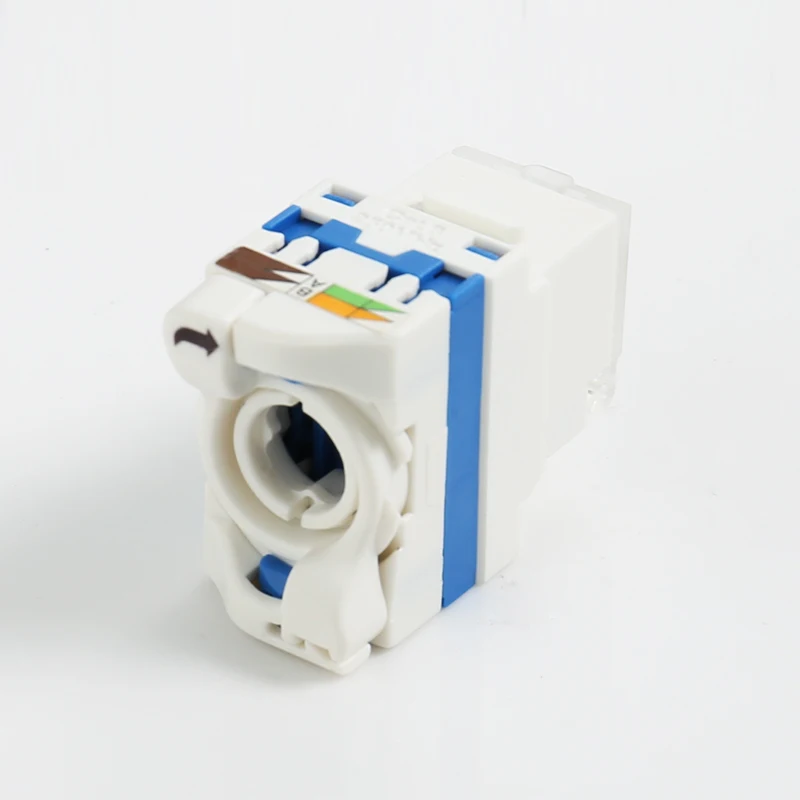 Terminating CAT6 shielded  keystone Jack CAT6 RJ45 connector module