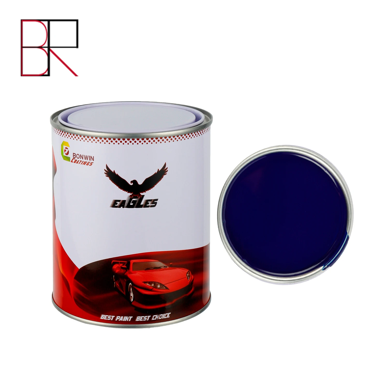 Поставки от производителя, однотонные белые краски 2K для автомобильного восстановления, акриловые краски-распылители