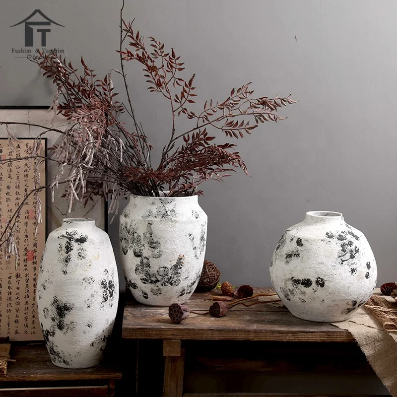 Wholesale Abstract Large Home Decorative Porcelain Pots Modern Ceramic Flower Keramik Vases