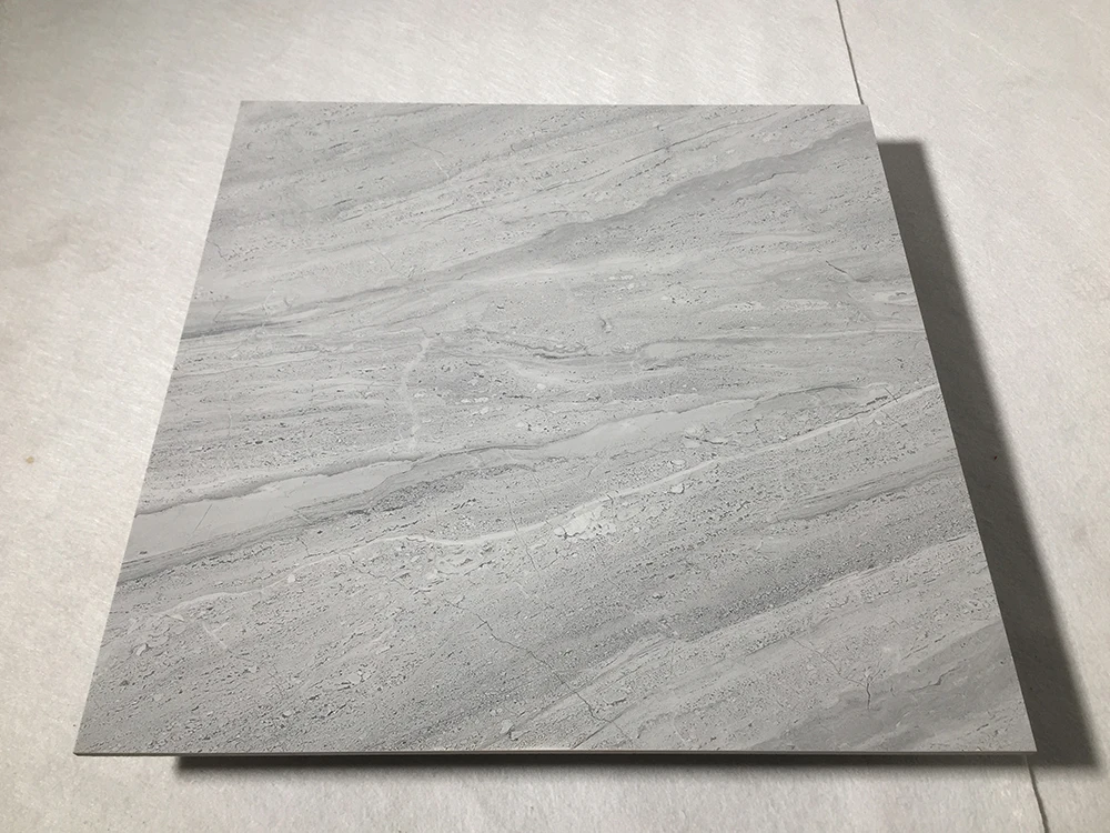 italian design 60x60 light gray polished porcelain tile