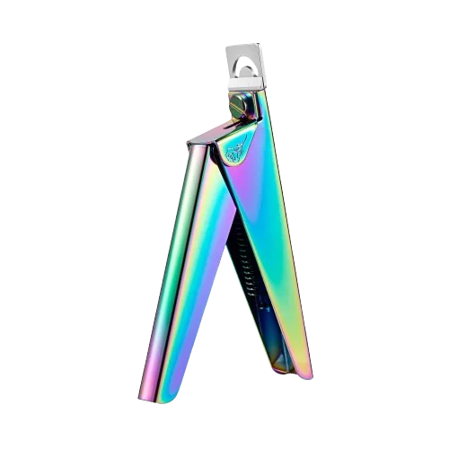 Nail Color Titanium French U-Shaped Scissors Nail Tools Stainless Steel Straight Scissors For Trimming Nail Pieces