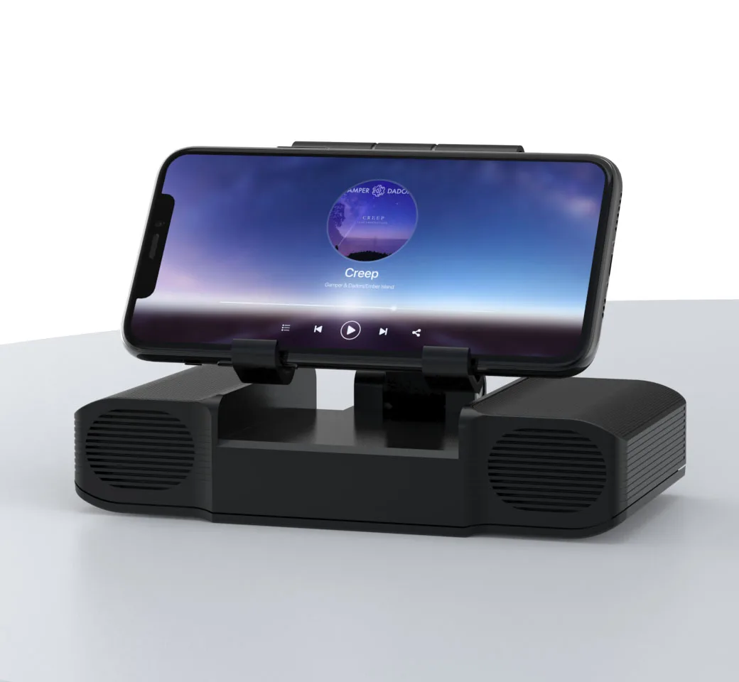 
Quality earphone wholesale speaker with power bank and phone holder 