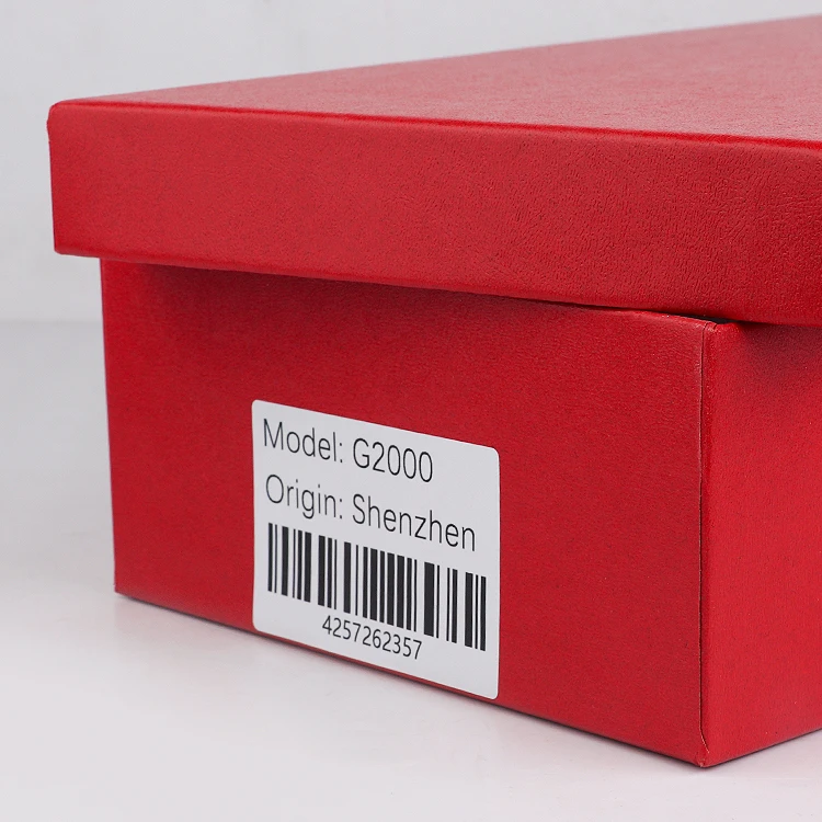 Custom Size White Sticker Matt or Glossy Thermal Synthetic PP Polypropylene Adhesive Paper Film Freezer Grade Barcode Food Label