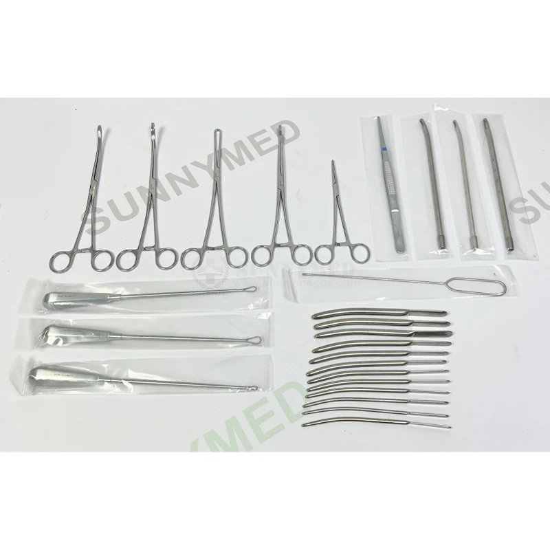 SY-XN09 Gynecological Instruments Set  Ob Gyn Instruments Stainless Steel Dilation and Curettage D&c Instruments Set