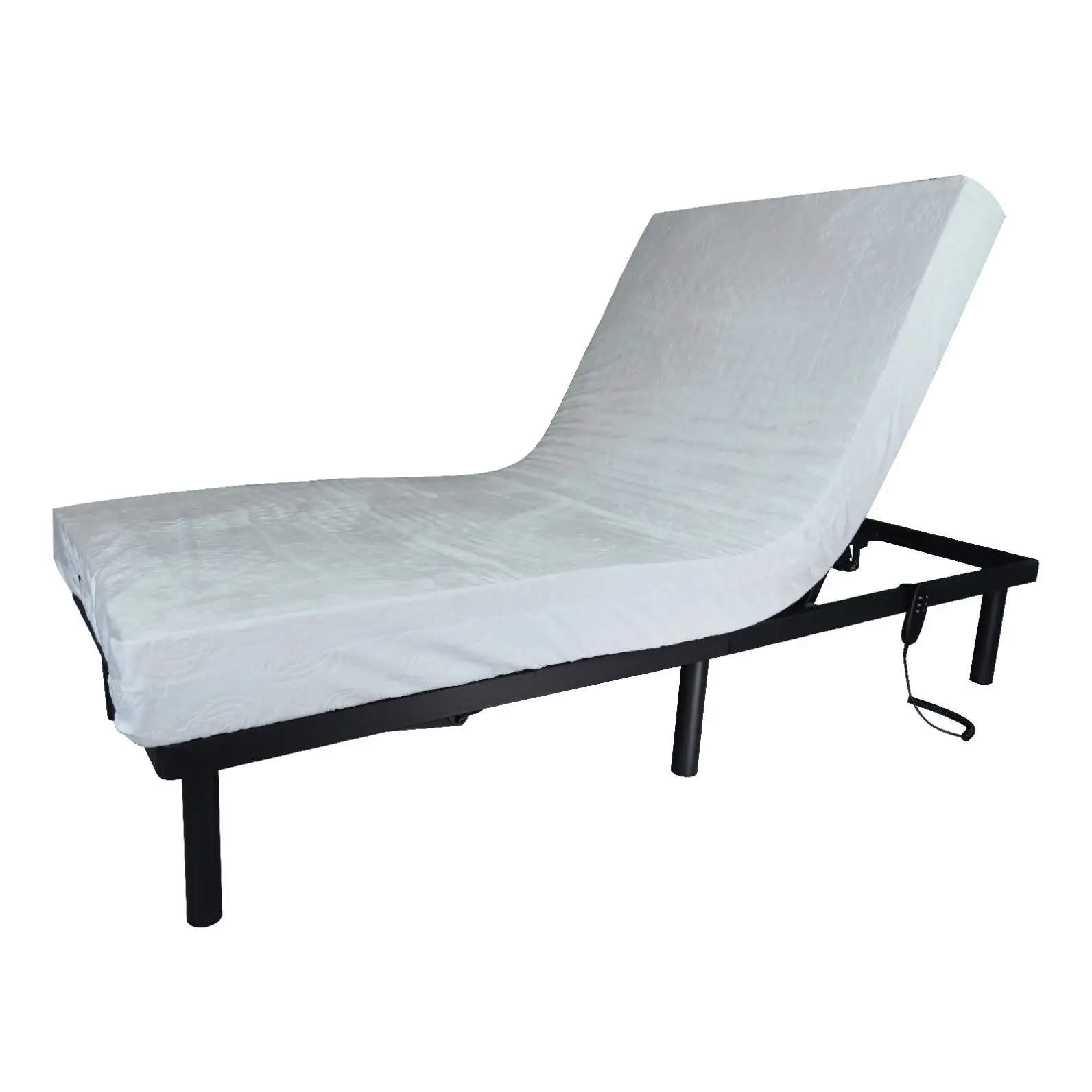 Wholesale Foldable Metal Modern Electric Adjustable Bed Base Electric Adjustable Bed with Mattress