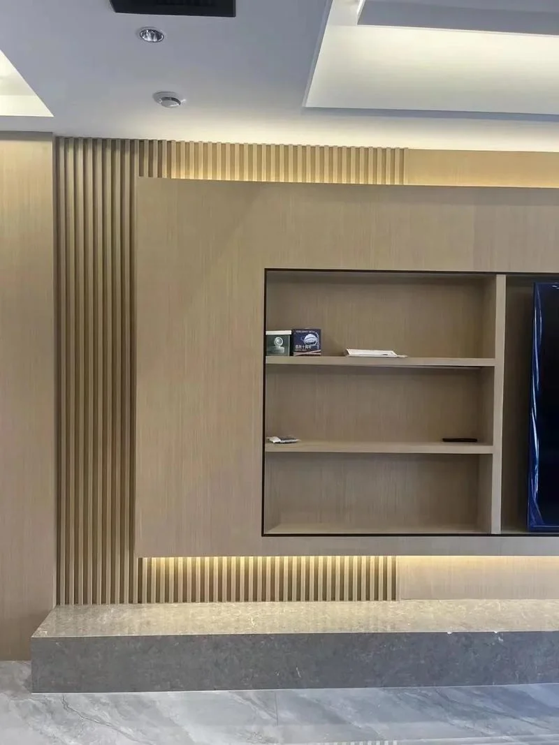 3D Wall Panels Wood MDF DIY 3D Wall Decor Panel Hotel Office Interior Decor PVC Panels for Wall Decoration