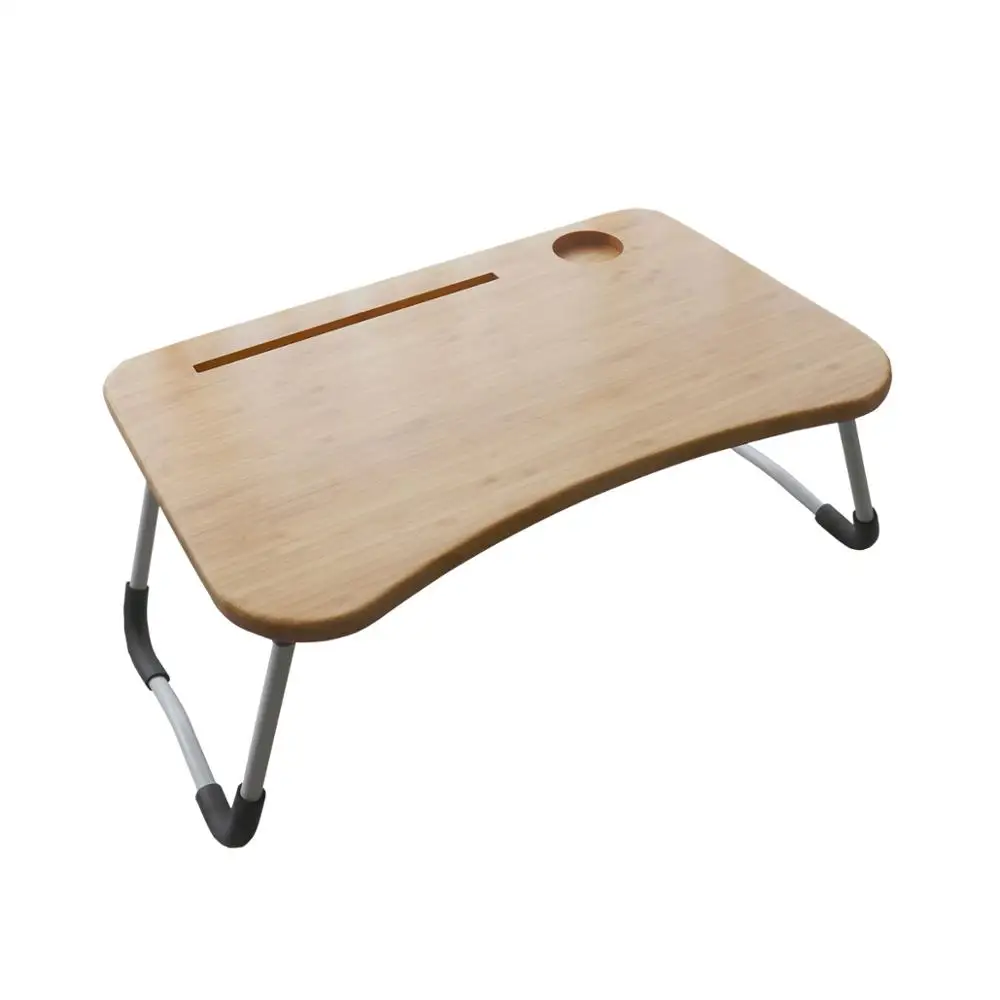 Бамбуковый складной стол для завтрака, Сервировочная кровать, подставка для ноутбука, компьютерный стол