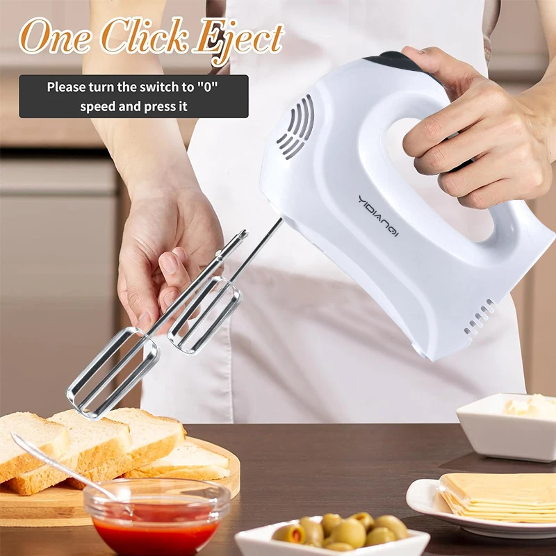 Home Kitchen Appliances Dough Kneader Cake Bakery Kitchen Machine Egg Beater Stand Food Mixers Electric Stainless Steel 3 in 1