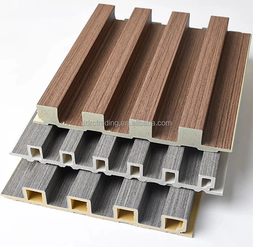 Natural Antisepsis 3D WPC Wall Boards Composite Indoor Wood Plastic Pvc Design Wpc Wall Panel