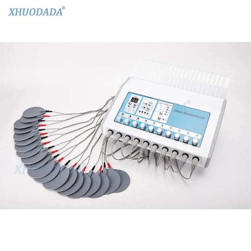 NEW Dual Channel TENS EMS Unit Muscle Stimulator for Pain Relief Therapy Electronic Pulse Massager Muscle Massager Micro Current