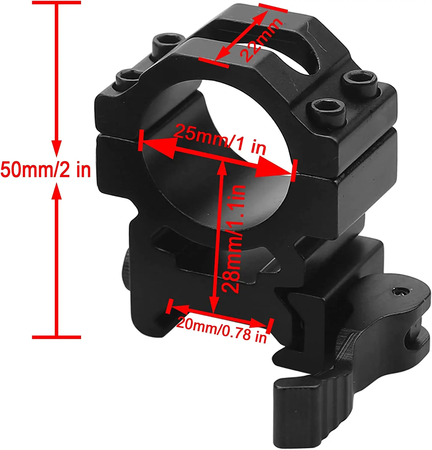 Scope Rings, Scope Mount High Profile Scope Mounts