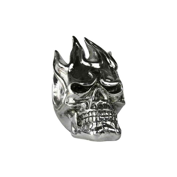 Electroplated Skull Resin Statue Lifesize Resin Statue Manufacturer Christmas Resin Life Size Statues