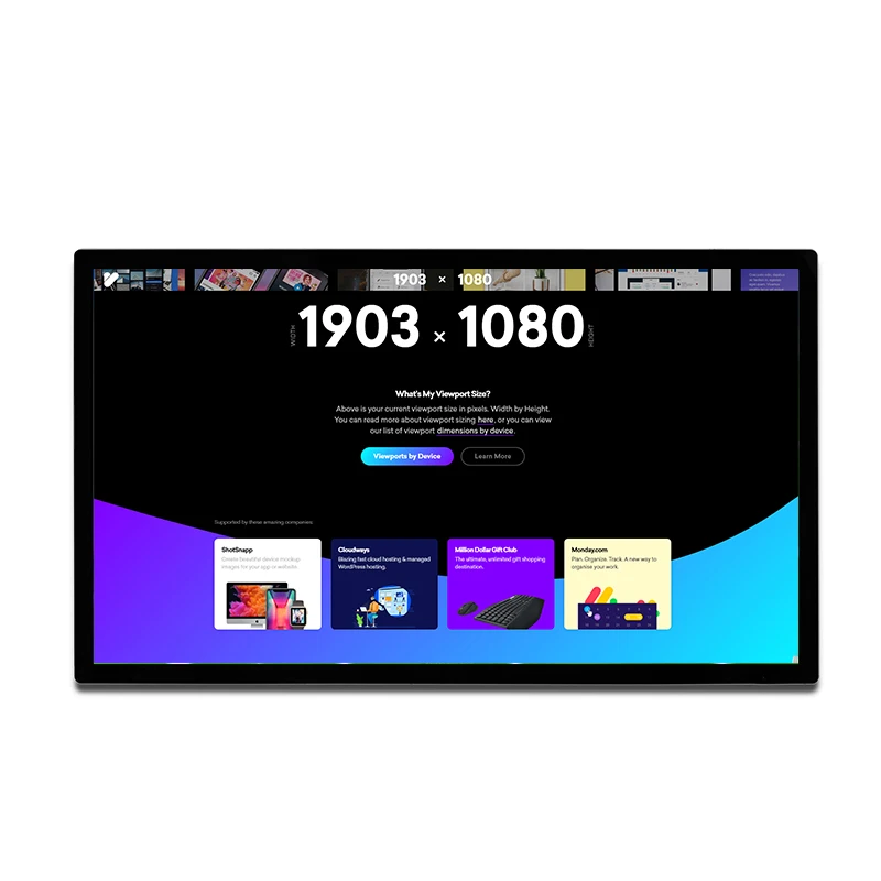 32 43 49 55 65 Inch Wall Mounted LCD Commercial Advertising Display Touch Screen Monitor Ads Digital Signage and Displays Totem
