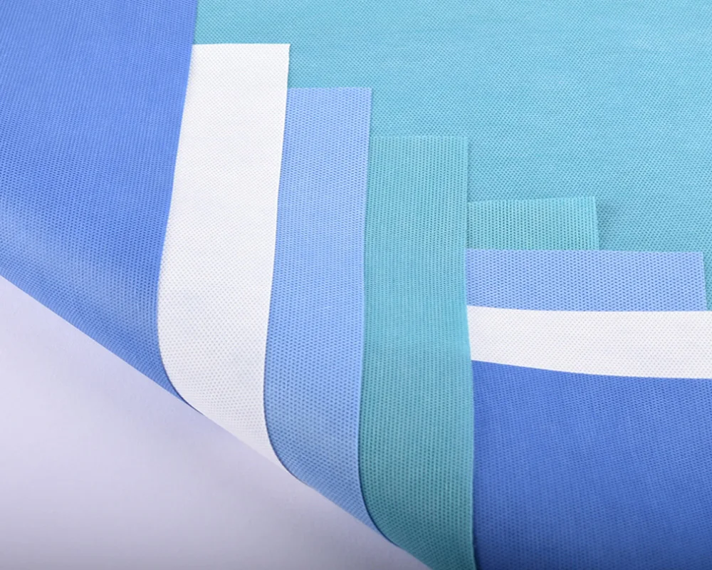 China factory non woven material fabric Polypropylene Spunbond pp non-woven fabric breathable hygiene nonwoven fabric