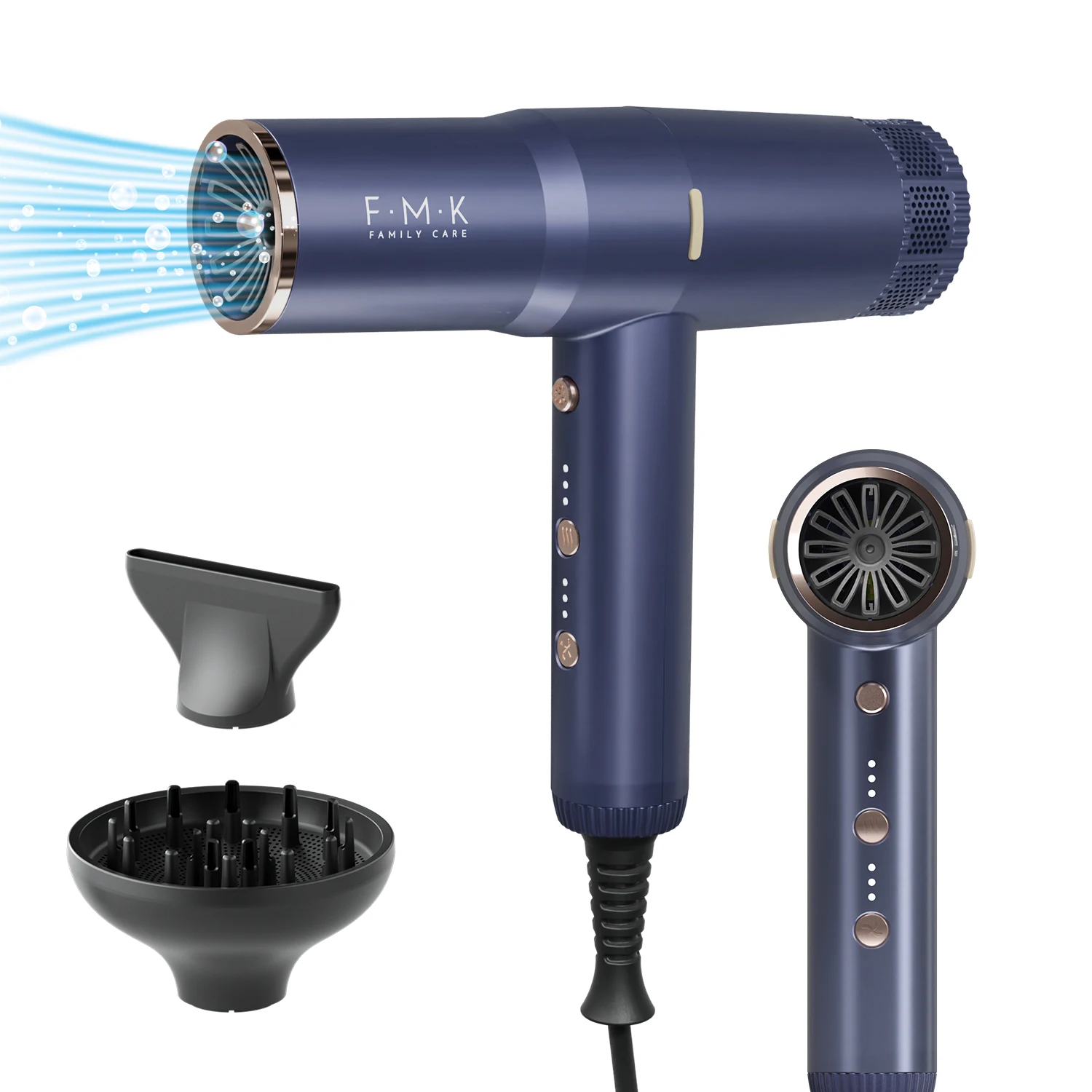 Manufacturers hair dryer 110000 RPM Brushless  Multi-speed hair dryer with Diffuser Portable Hair Dryers with Magnetic Nozzle