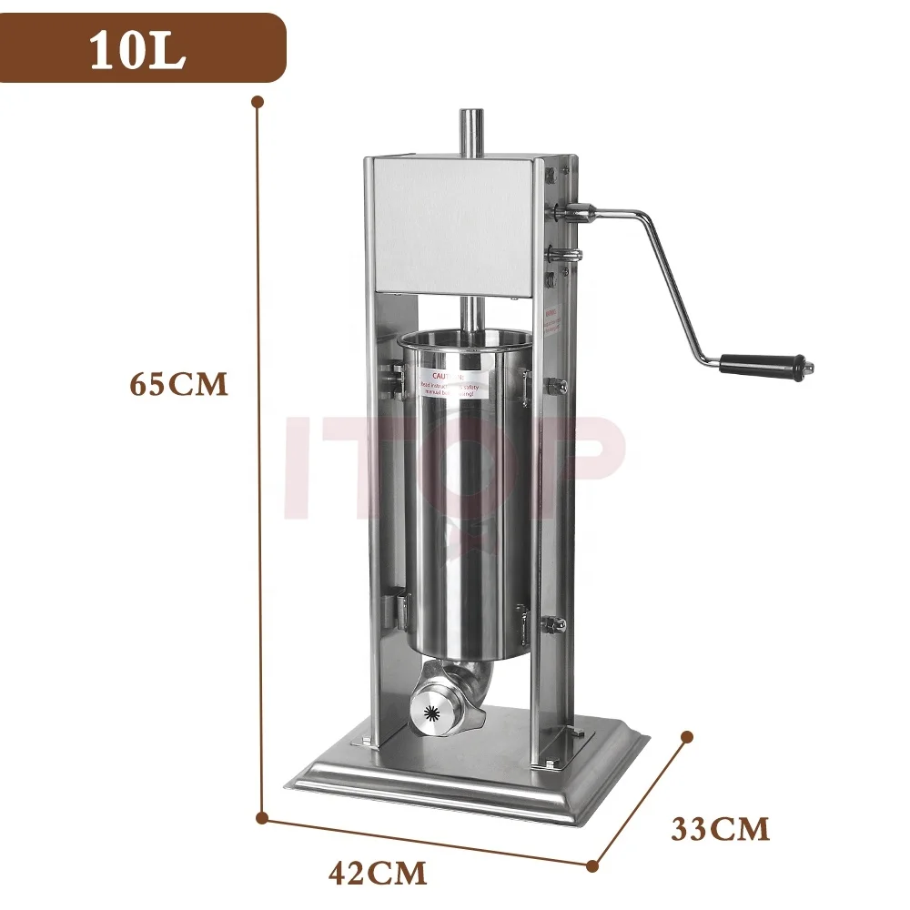 Manual 10L churro making machine spanish snack food churros making machine manual sausage filler
