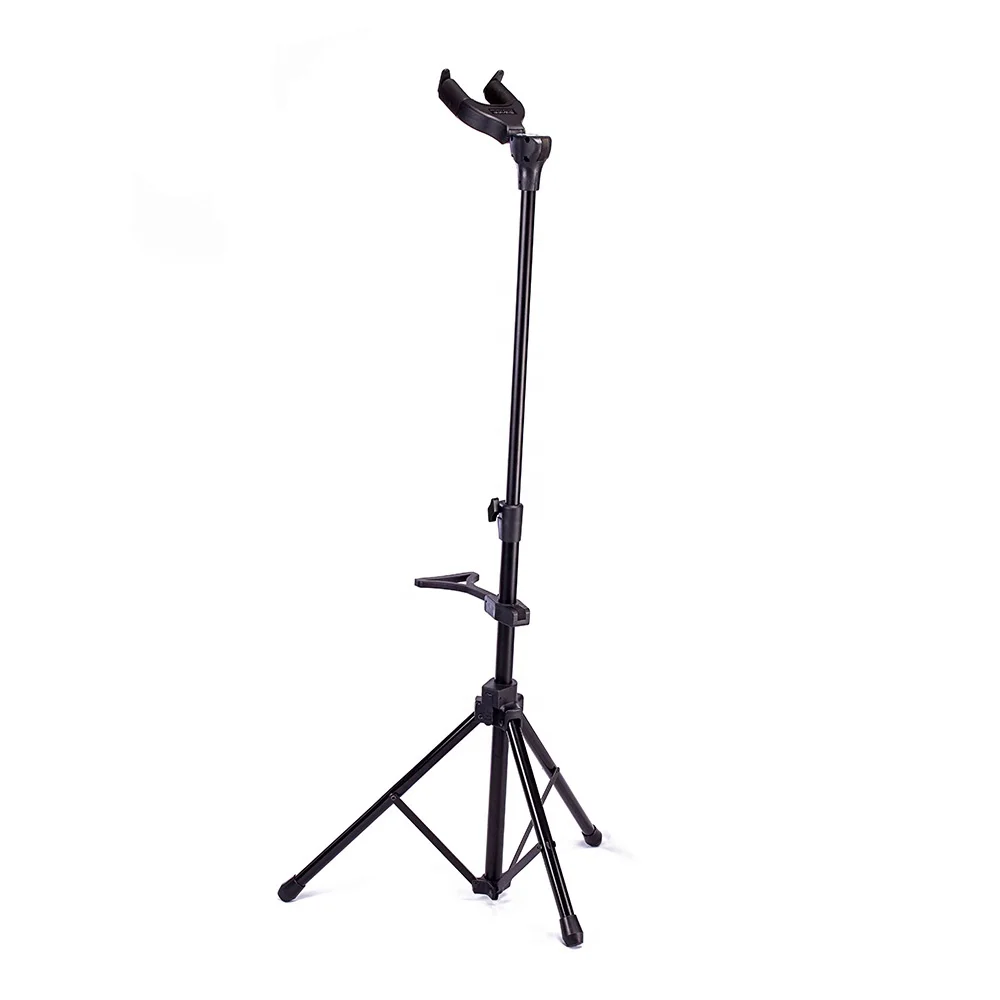 Профессиональный складной металлический одиночный электрический бас-гитарный стенд для всех струнных инструментов