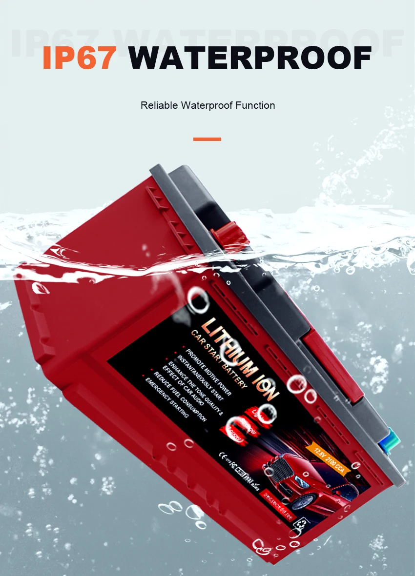 Yauneidak 80D26R 12.8V 40Ah Lithium Battery 1500 CCA Rechargeable LiFePO4  Battery for Lead-acid Battery Replacement