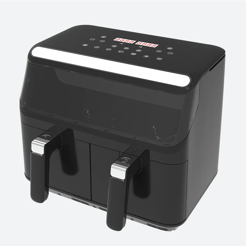 The New Product 8L Intelligent Oil-Free Electric Fryer Touch Screen Large Capacity Silver Crest Air Fryer