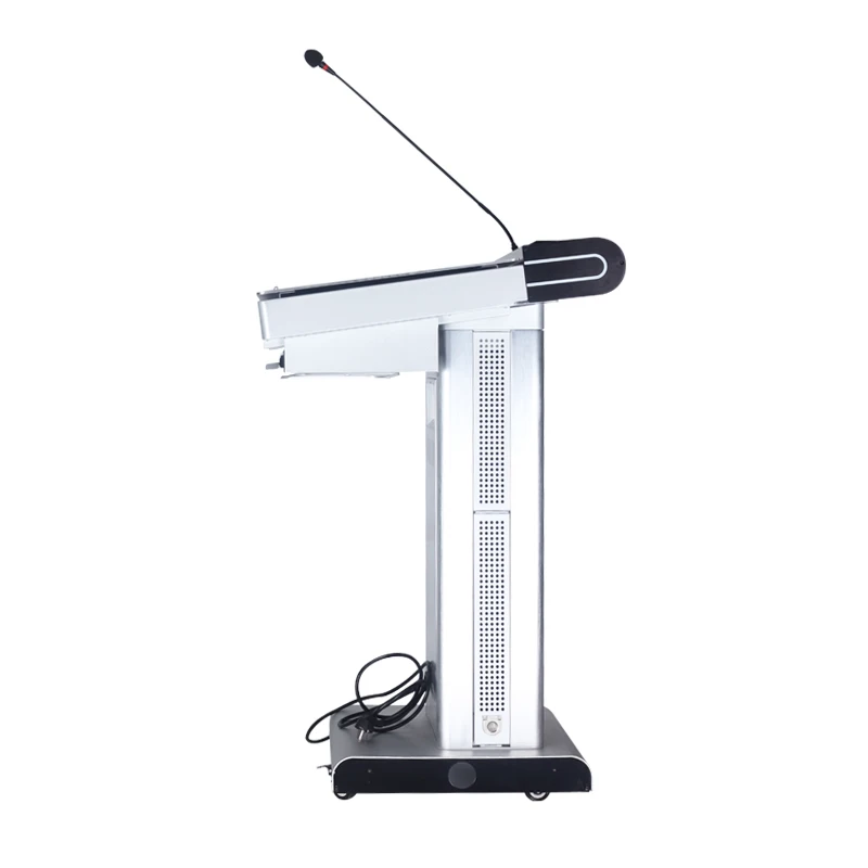 Aluminum Church Pulpit Meeting Room Lectern Presenter/Speaker Stand Stage Platform Interactive Lectern