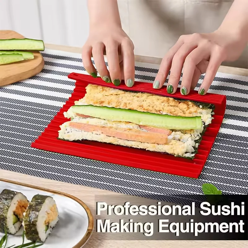 Sushi rolling tool silicone sushi hand roll film  Mat Kitchen Tools