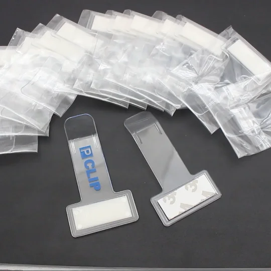 Transparent  Car Parking Ticket clip  custom logo printing Invoice Windscreen Window Tickets holder with Adhesive Tape