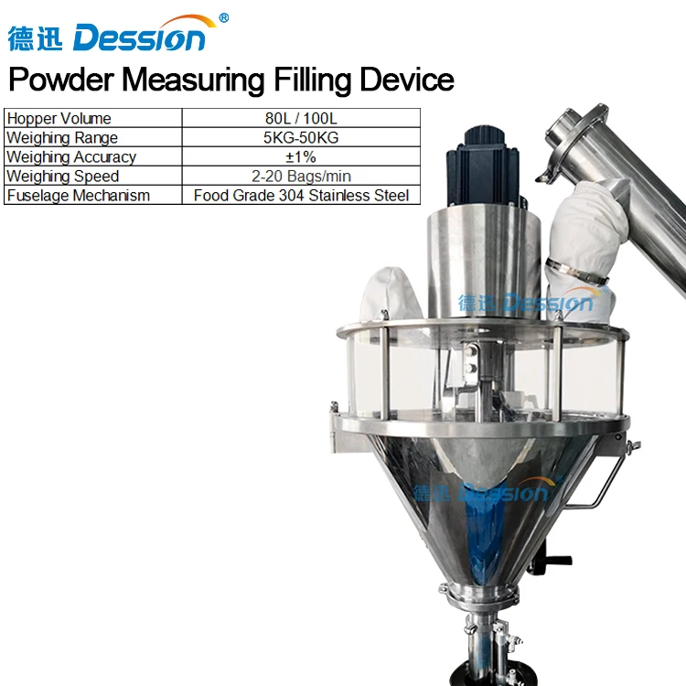 Automatic Weighing 10KG 20KG Powder Filling Machine Wheat Flour Paper Bag Laundry Detergent Powder Pouch Filling Packing Machine