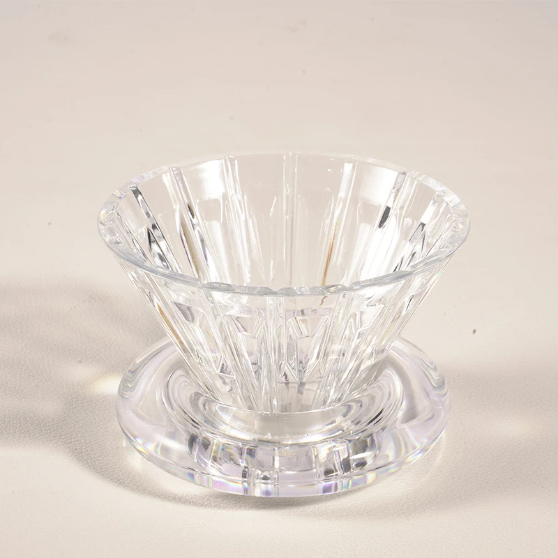 Coffee Drip Filter Cup Pour Over Coffee Maker V-60 Plastic Coffee Dripper