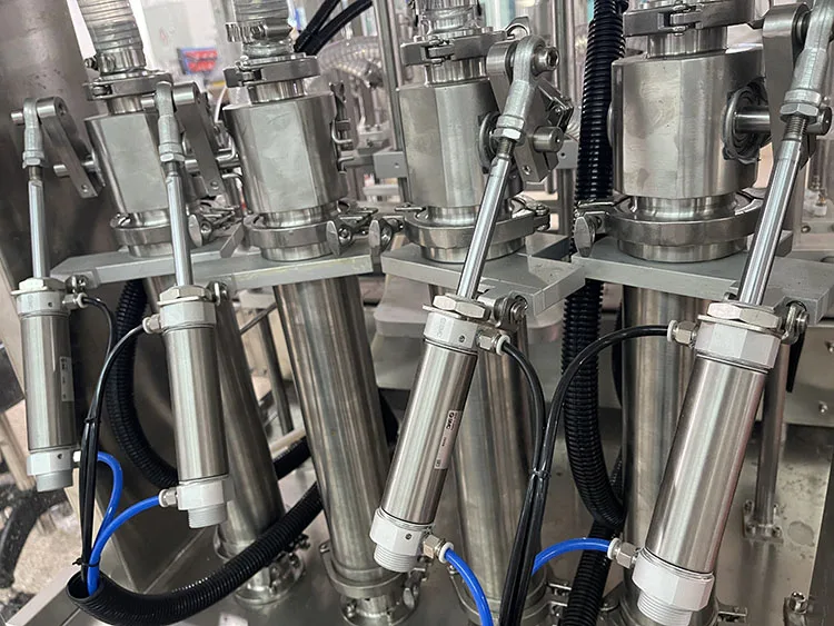 2 nozzle or 4 heads servo piston filling automatic honey 100-1000 ml double heads pneumatic filler