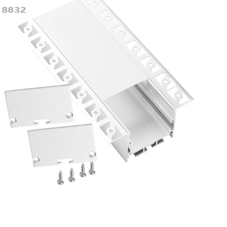 Gypsum Strip Led Channel Led Plaster Profile Recessed Drywall Led Aluminum Profile For ceil wall