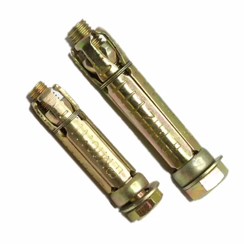 Fixing Anchor Heavy Duty 3pcs/4 Pcs Expansion Fix Bolts With Yellow Zinc Plated