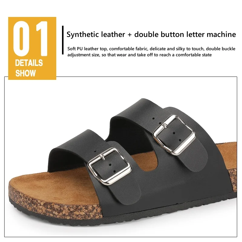 High Quality Summer Fashion Custom Logo Durable Female Slides Summer Beach Walk Slippers for Men