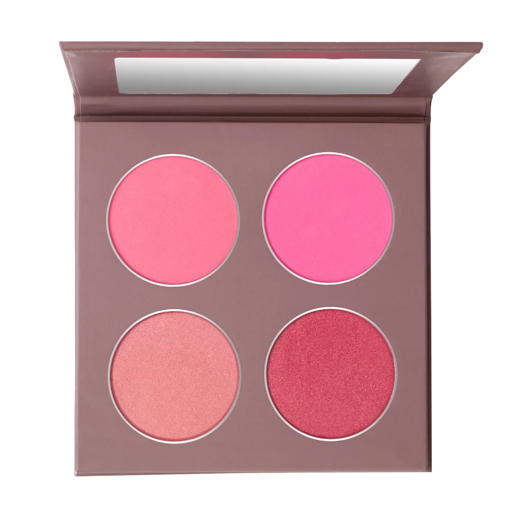
Long lasting high pigmented face cheek blush blush palette private label custom logo makeup blush 