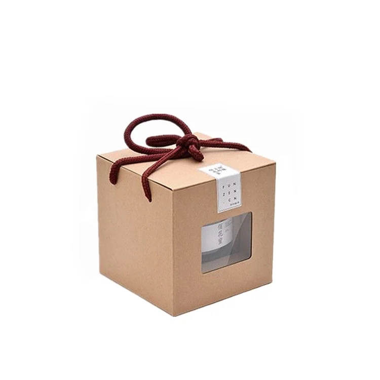 2023 Custom Wholesale Gift Packaging Paper Box with PVC Window