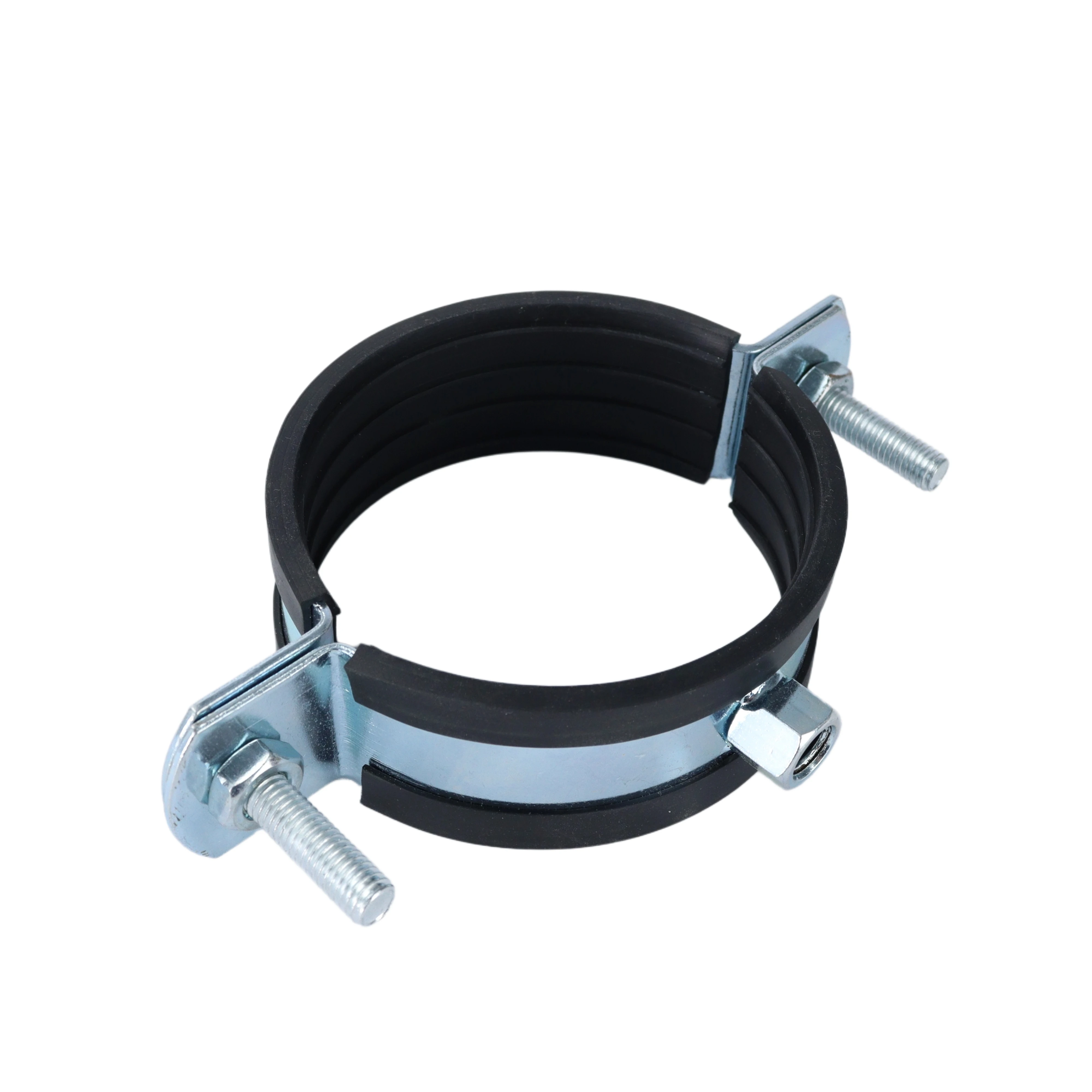 Great Quality Corrosion Resisting Insulated Lined Rubber Standard Pipe Clamp Fittings Heating Pipe Clamp