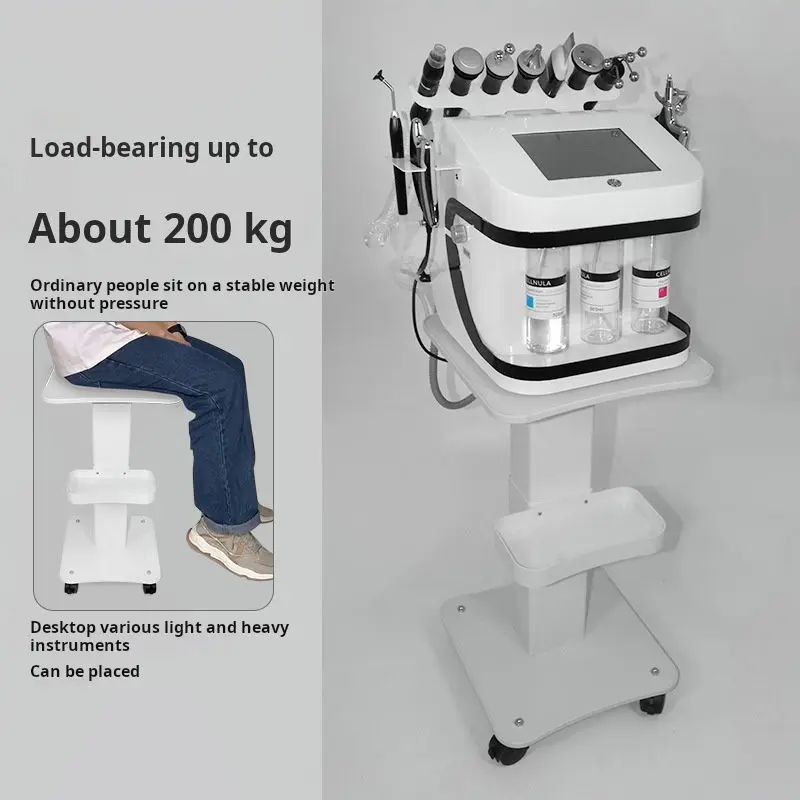 Hair Salon Barbershop Beauty Spa Movable Salon Furniture Trolley Spa Machine Cart With Drawer Wheels