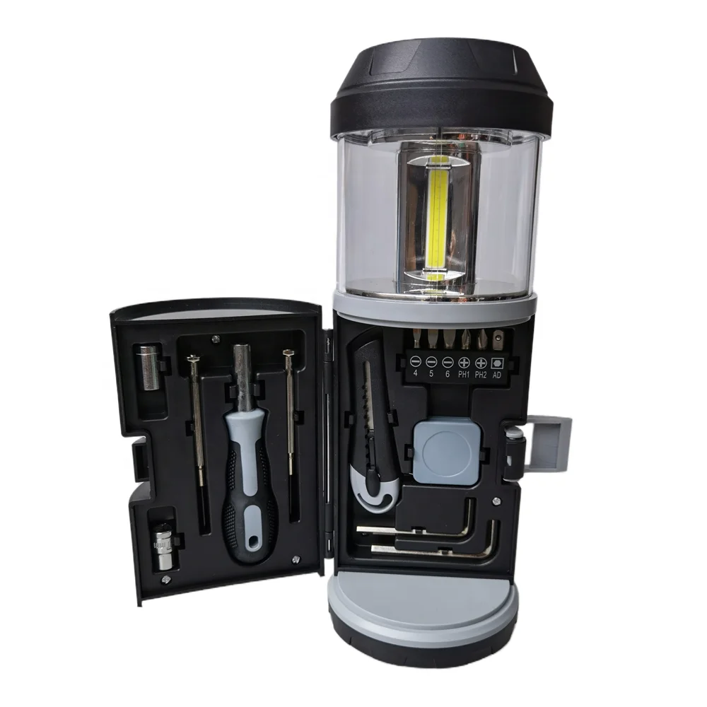 LED Camping Lantern with Multitool Knife Camping Tool Kit Gifts for Men Perfect for Camping, Hiking