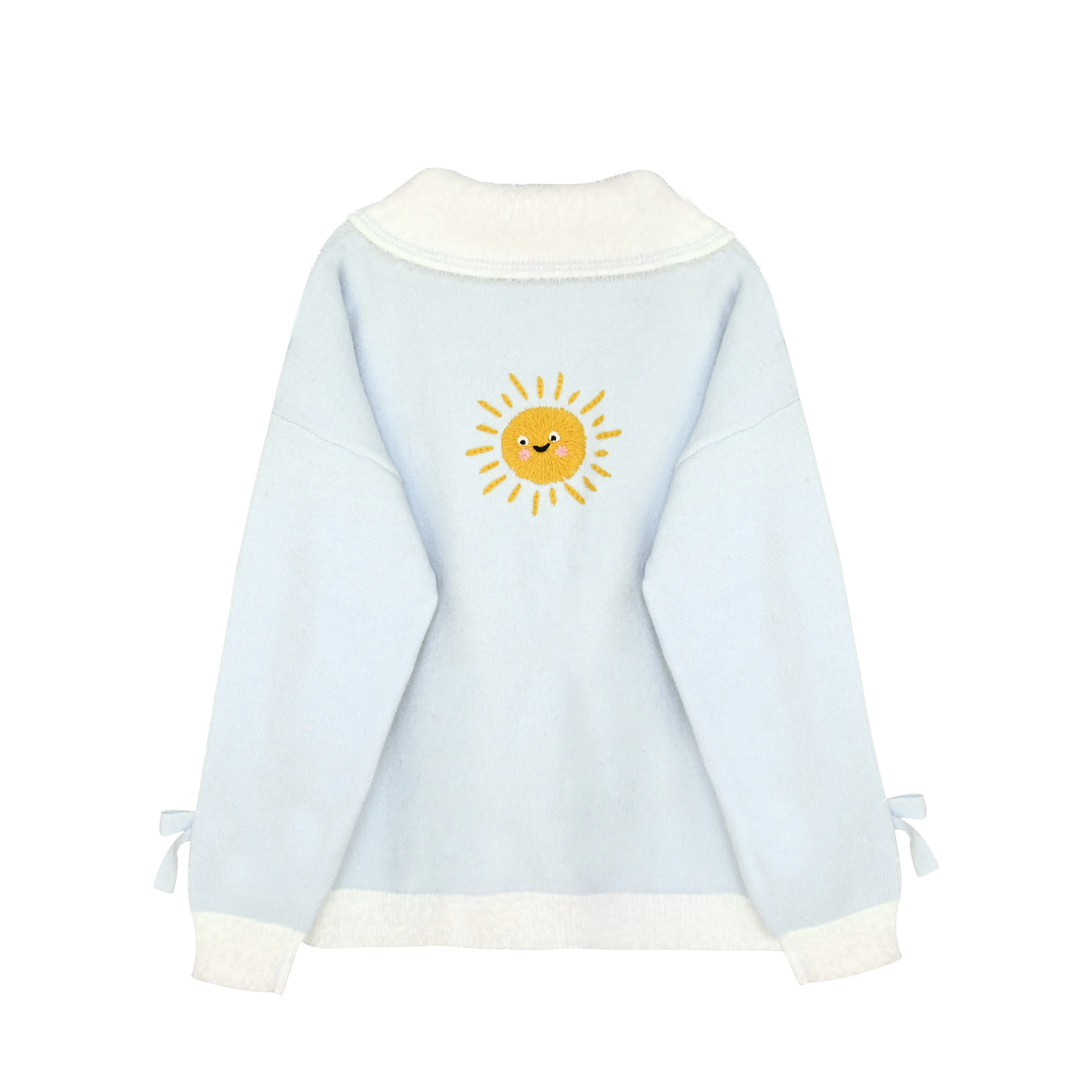 Casual Loose Fit Knit Sweater round Neck Winter Pullover Custom LOGO Clashing color jacquard sweater women