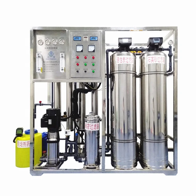 Reverse Osmosis Osmosis Water Treatment 1000LPH  Desalination Water Treatment For Bottle Water price