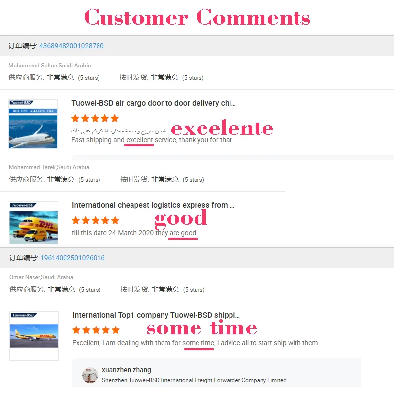 Tuowei-Bsd Sea Freight Freight Forwarder China To Saudi Arabia ksa Qatar Kuwait uae shipping agent