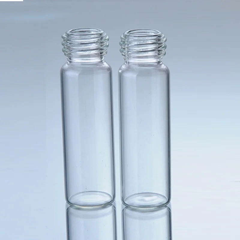 clear glass injection vials