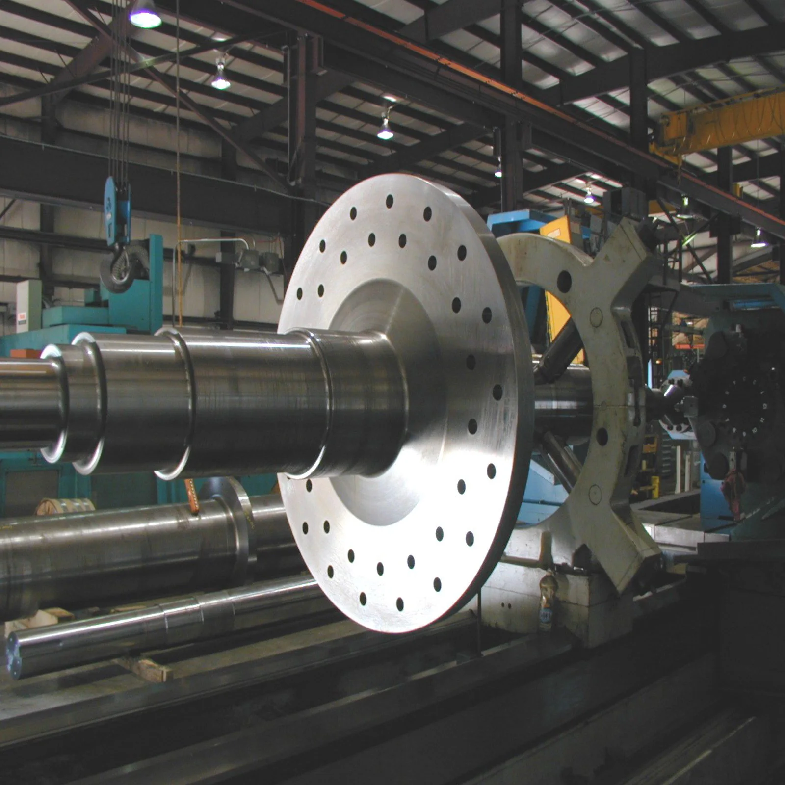 OEM Forging shaft AISI 4140 4340 large flange shaft