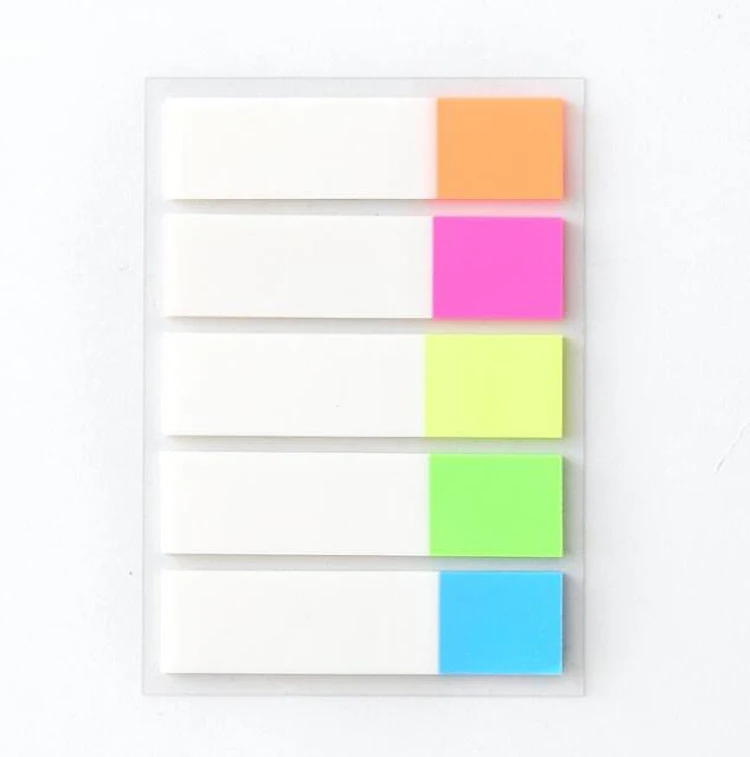 Kawaii Memo Paper Sticky Notes Memo Sticker Notepad Stationery translucent sticky notes color