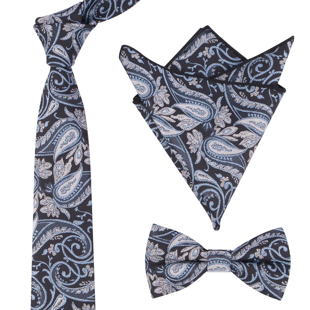 Manxiang Customize Handmade Jacquard Woven 100% Organic Silk Tie Men Bowties
