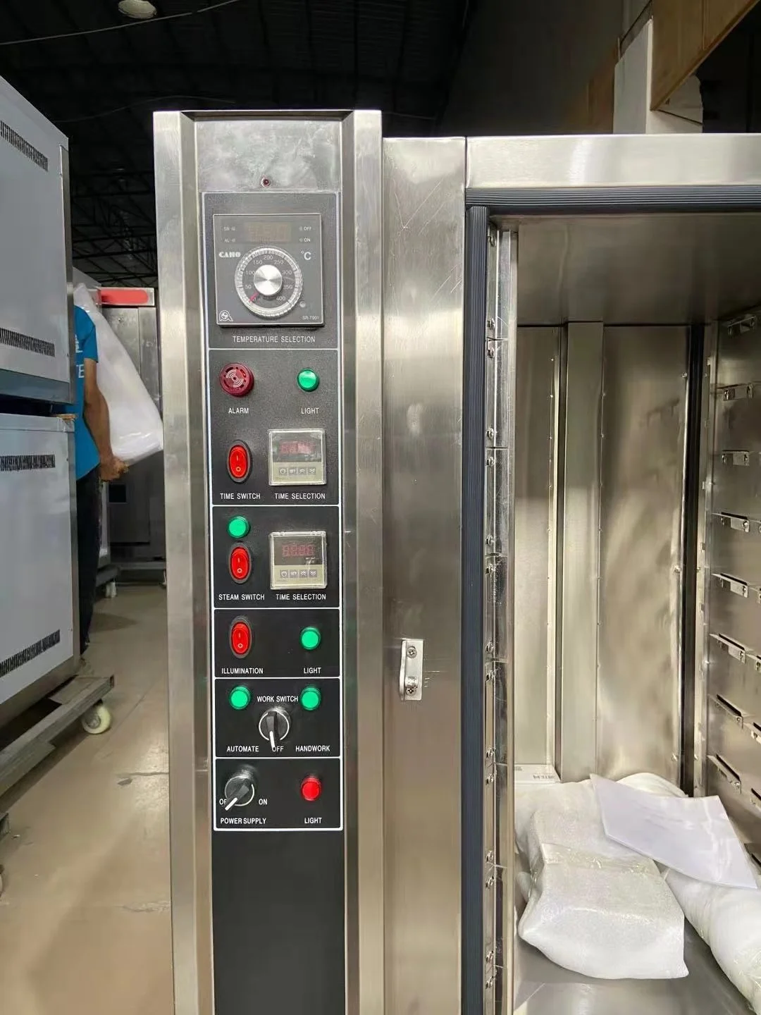 Hot Selling Baking Equipment Electric Bread Convection Oven Automatic Stainless Steel 5/8/10 Tray Hot-air Convection Oven