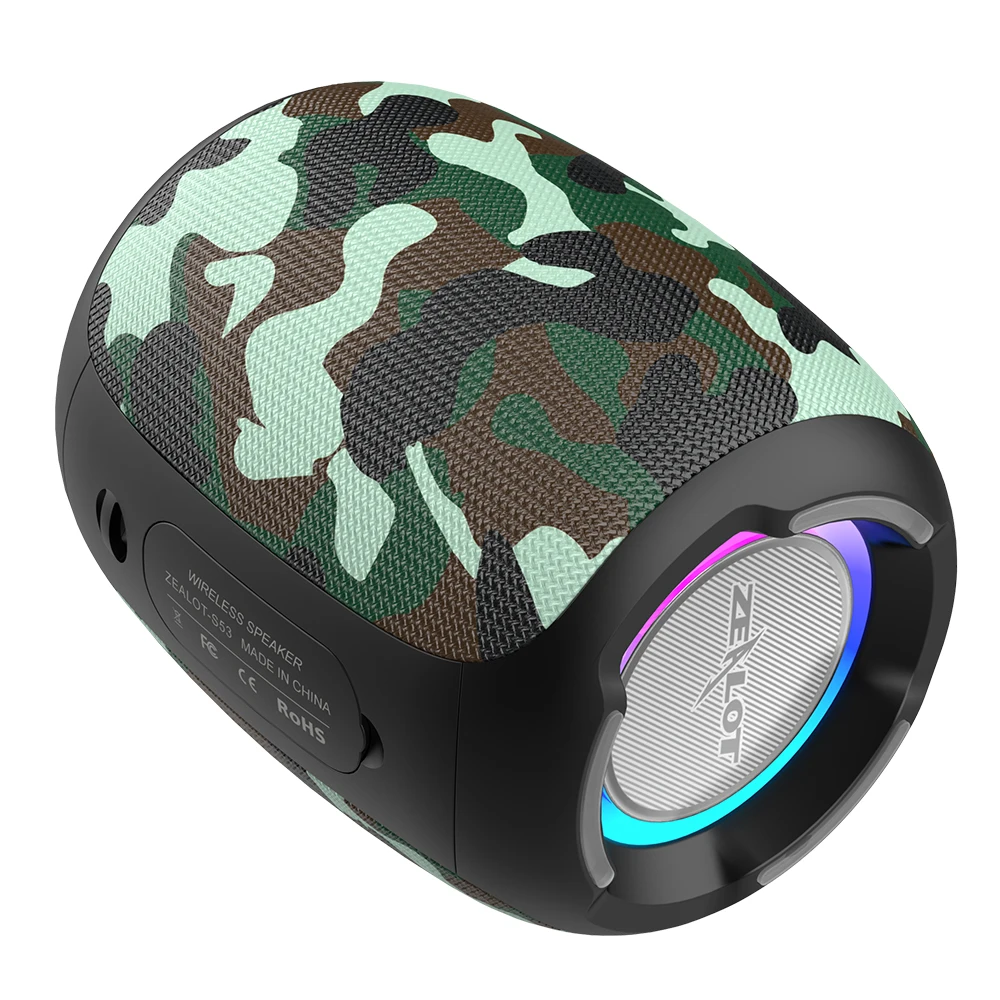 S53 20W Portable Blue tooth Speaker FM Outdoor TWS Connection High Quality Sound IPX6 Waterproof 24 hours use time Speaker